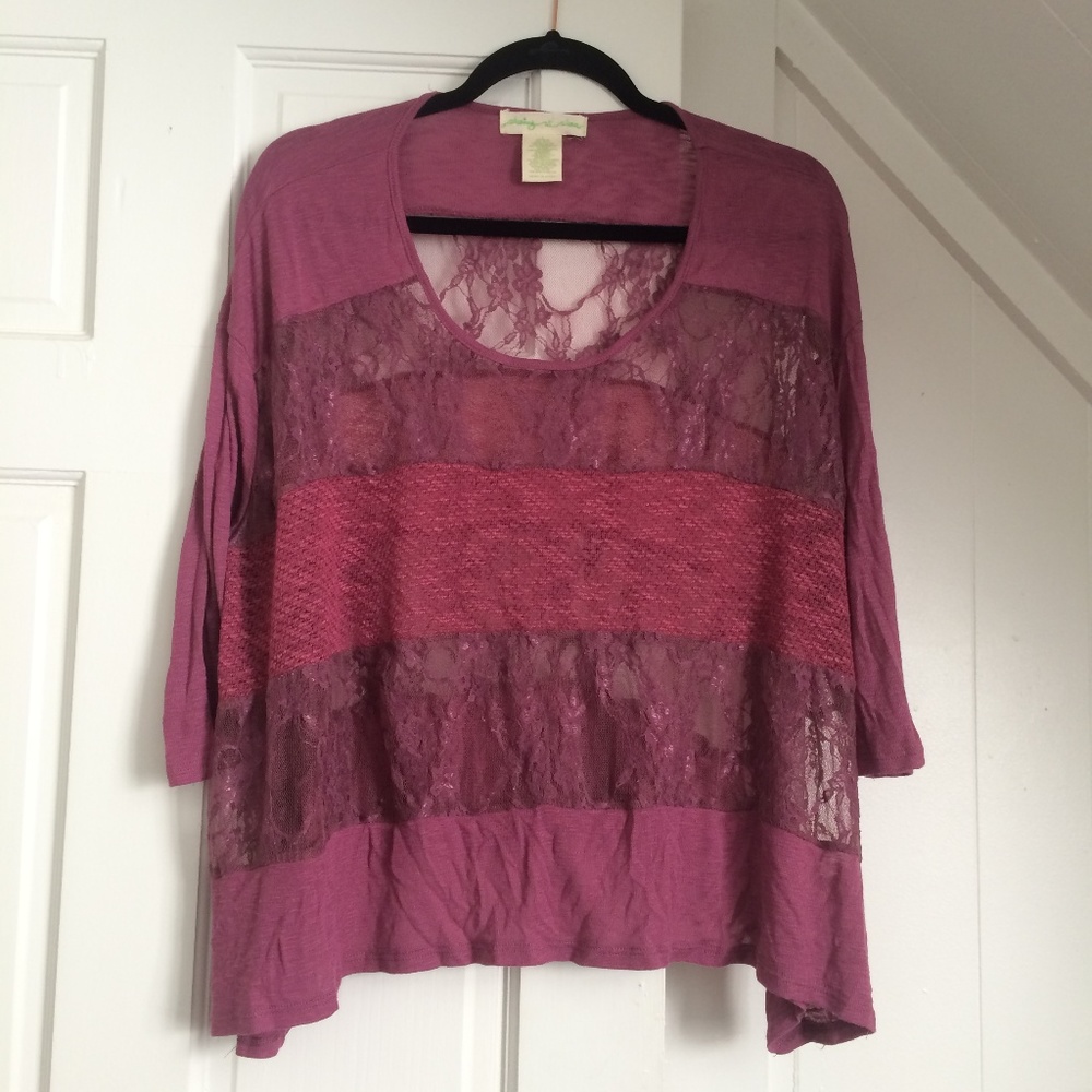 UO Staring at Stars Floral Draped Top